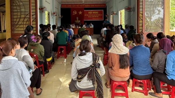 Tổ chức hội nghị tiếp xúc cử tri tại các thôn  trước kỳ họp HĐND