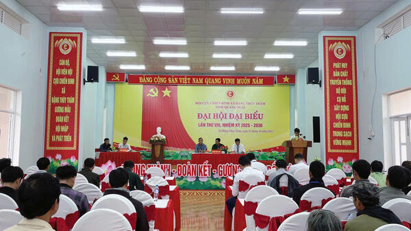 Đại hội Đại biểu Hội Cựu chiến binh xã Đặng Thùy Trâm lần thứ I, nhiệm kỳ 2025 – 2030.