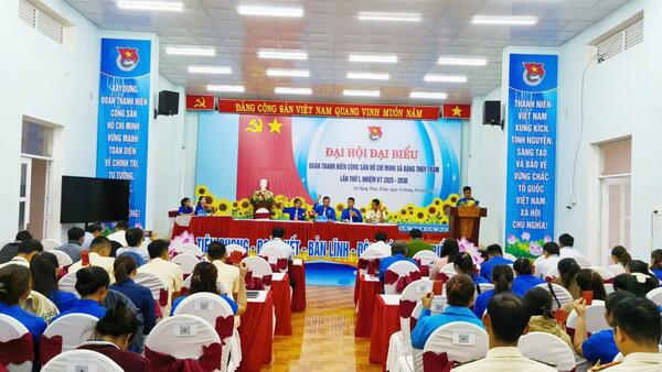 ĐẠI HỘI ĐẠI BIỂU ĐOÀN TNCS HỒ CHÍ MINH XÃ ĐẶNG THÙY TRÂM  LẦN THỨ I, NHIỆM KỲ 2025–2030